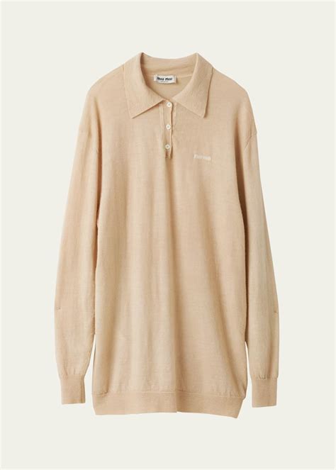 miu miu oversized shirt